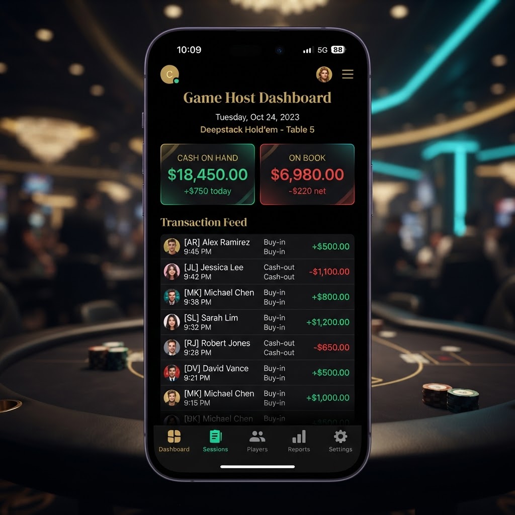 Host financial dashboard