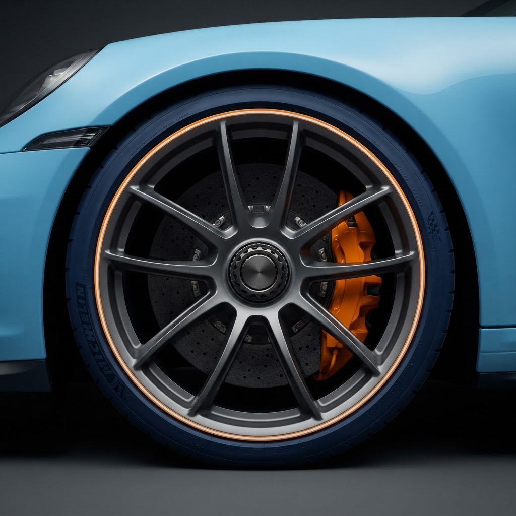 911 GT3 RS 992 Gulf Wheel & Caliper Decal Kit