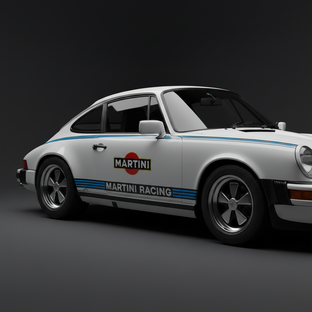 Classic Martini Style Stripes - 911 Carrera 930 1975-1989