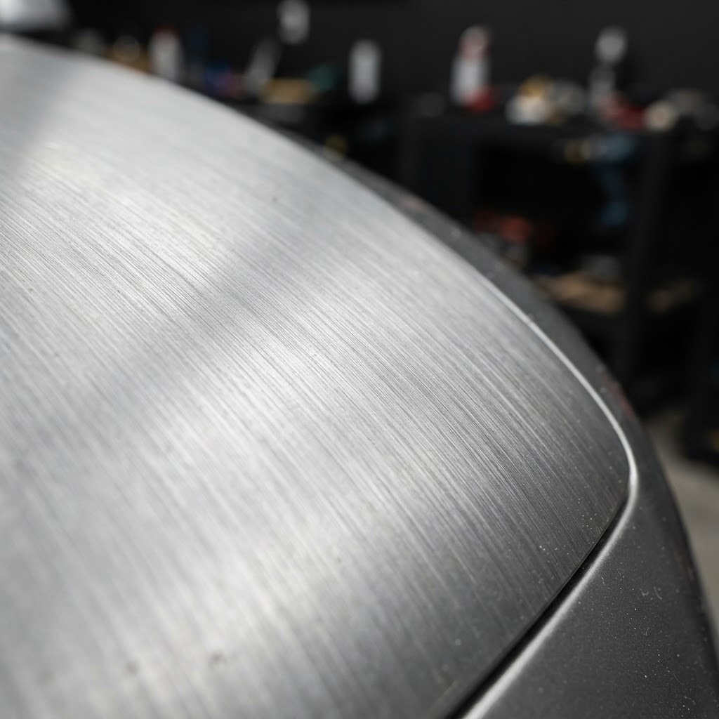 Brushed Metal vinyl finish texture