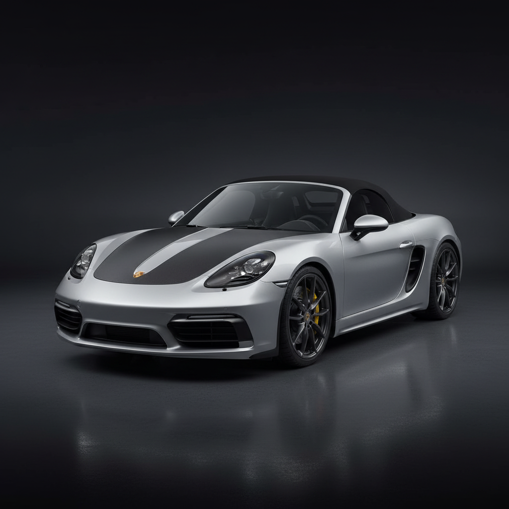 718 Boxster Spyder Contrast Roof & Hood Graphic