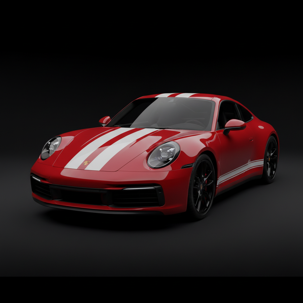 911 992 Carrera Centre Racing Stripes