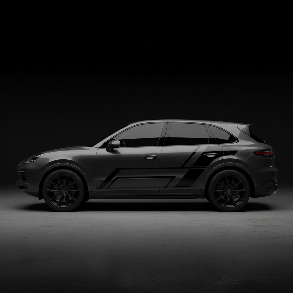 Cayenne 9Y0 Side Door Graphic Kit