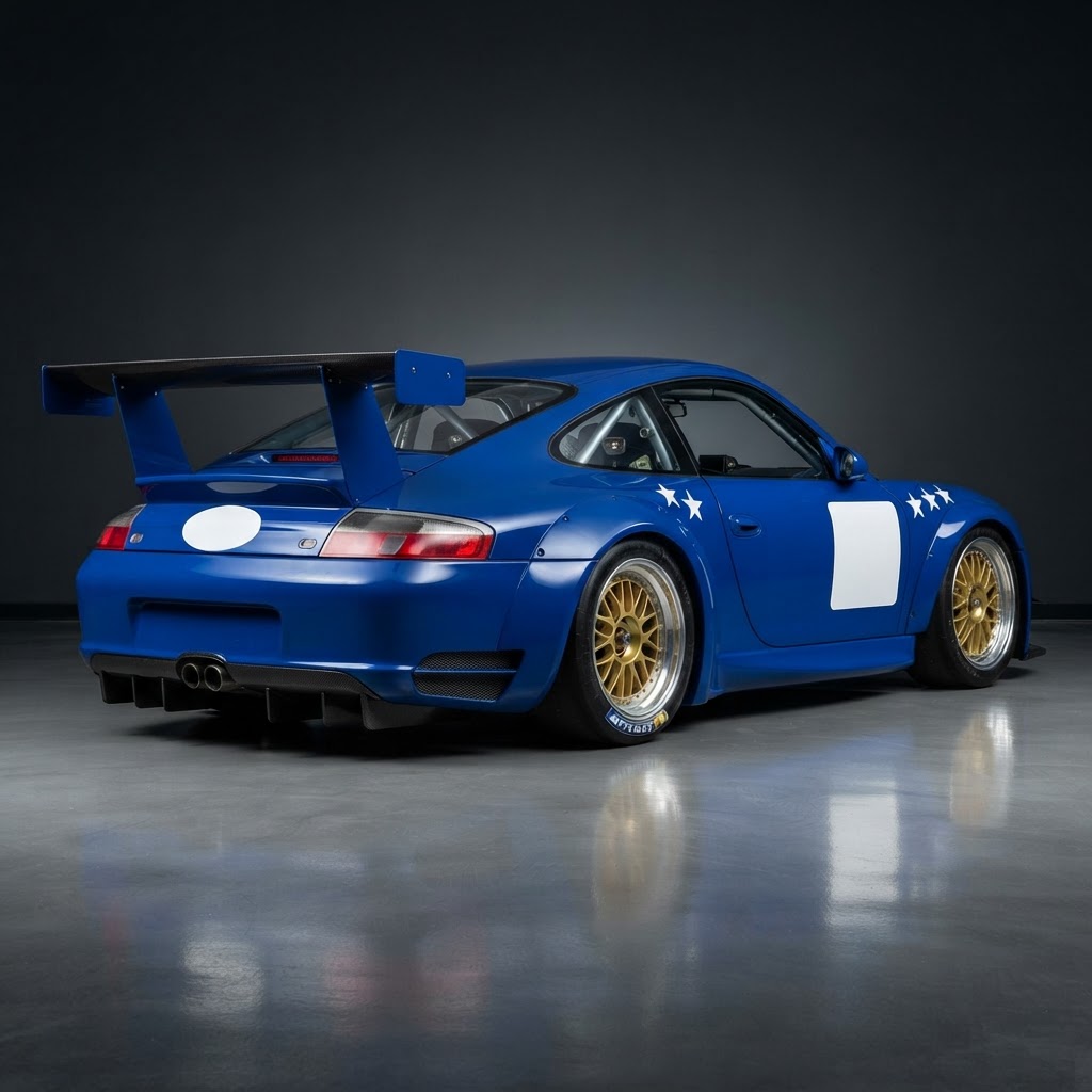 911 GT3 R 996 Daytona Roof, Quarter & Endplate Mark Kit