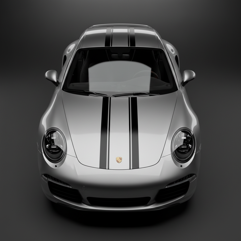 Double Racing Top Stripes - Carrera/Cayman/Boxster