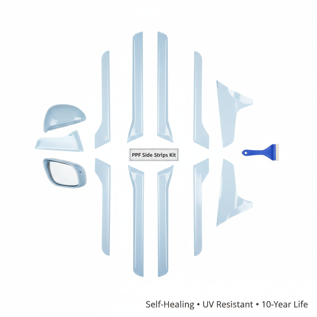 Porsche 911 Carrera 992 PPF Side Strips Kit (2019–Present)