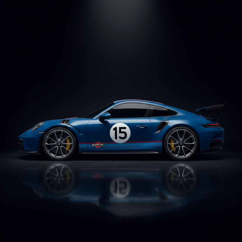 911 GT3 RS 992 Martini Heritage Racing Livery