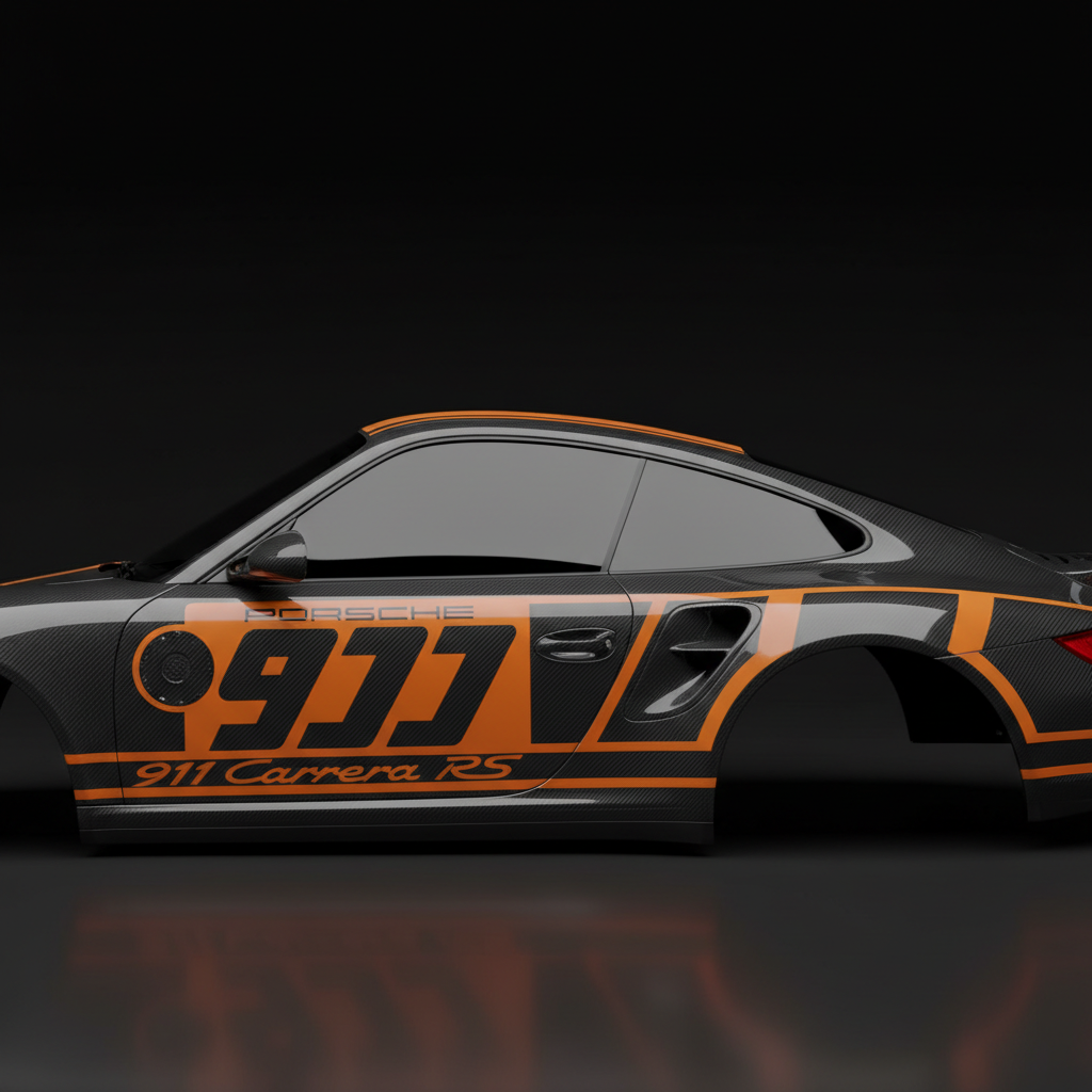 911 997 Classic Side Graphic