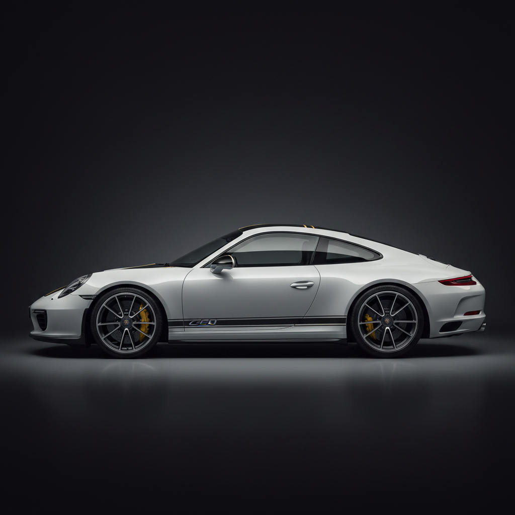 911 GT3 992 Dual Racing Stripes - Hood & Roof