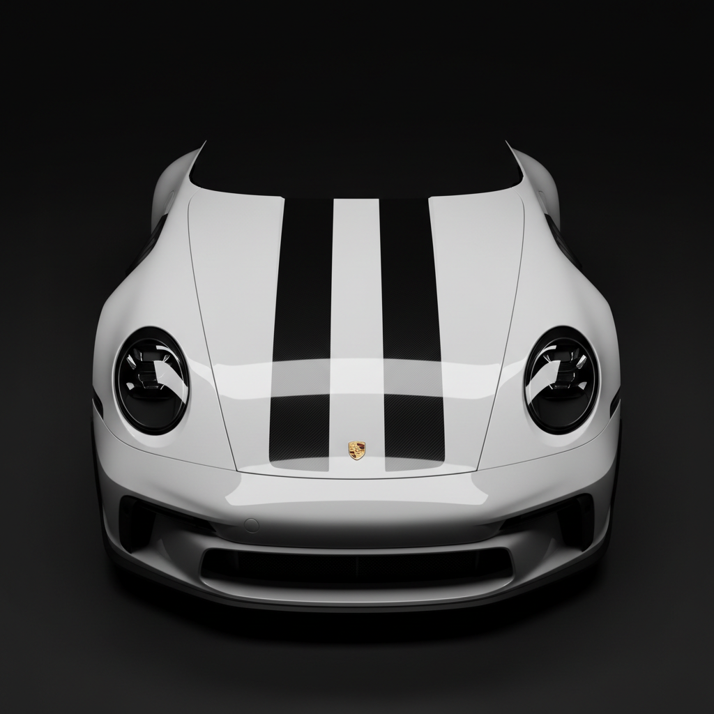 911 992 GT3 Hood Racing Stripes