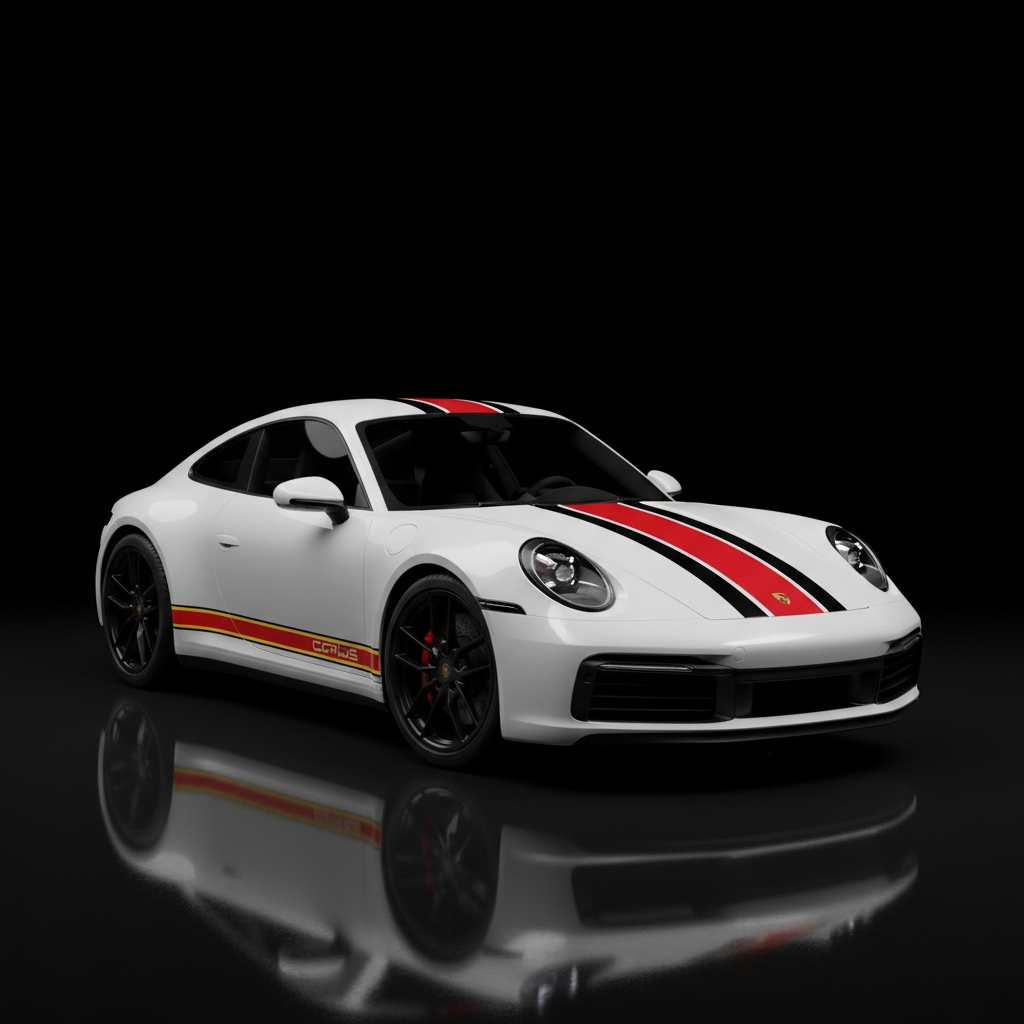 Upper Racing Stripes - 911 Carrera