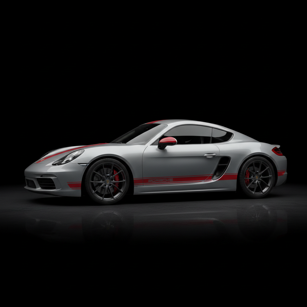 Racing Side Stripes Two-Color - Cayman/Boxster 2005-2020