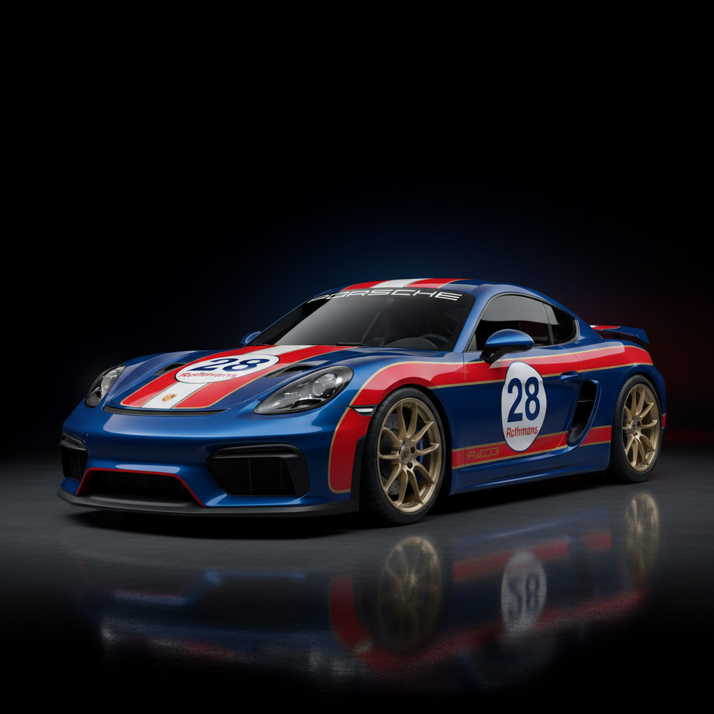 Rothmans 28 Racing Stripes - Cayman/Boxster