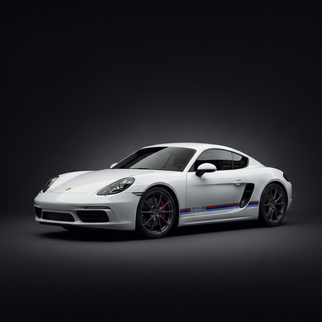 Thin Martini Racing Stripes - Cayman/Boxster