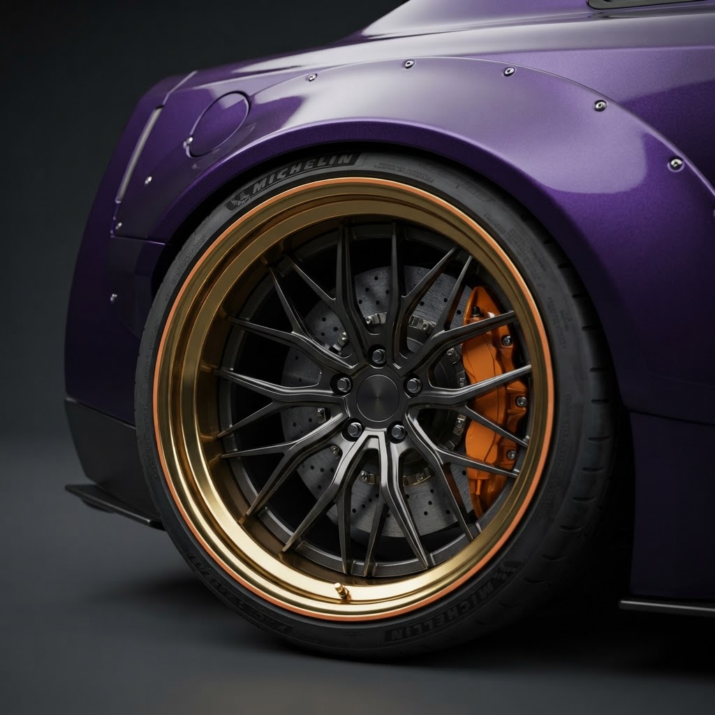 911 993 Widebody Deep-Dish Wheel & Caliper Decal Kit
