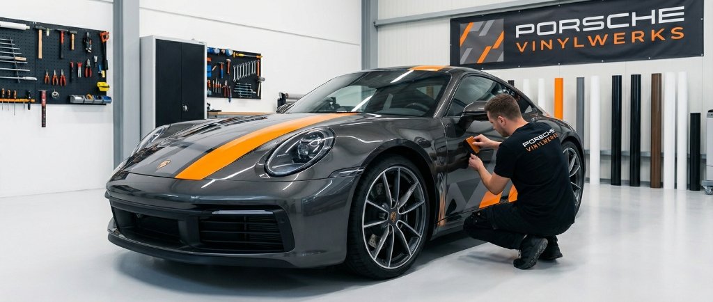 Porsche Vinylwerks installation