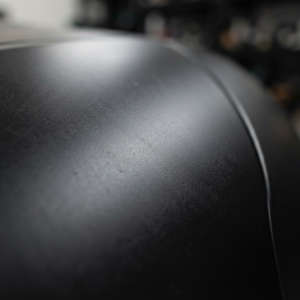Satin vinyl finish texture