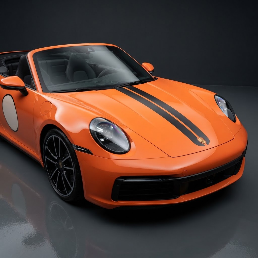 911 992.2 Spirit 70 No.70 Roundel & Bonnet Twin Stripe Kit