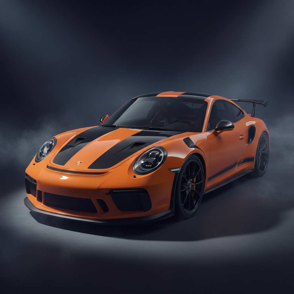 911 991.2 GT3 RS Hood & Roof Racing Stripe Kit