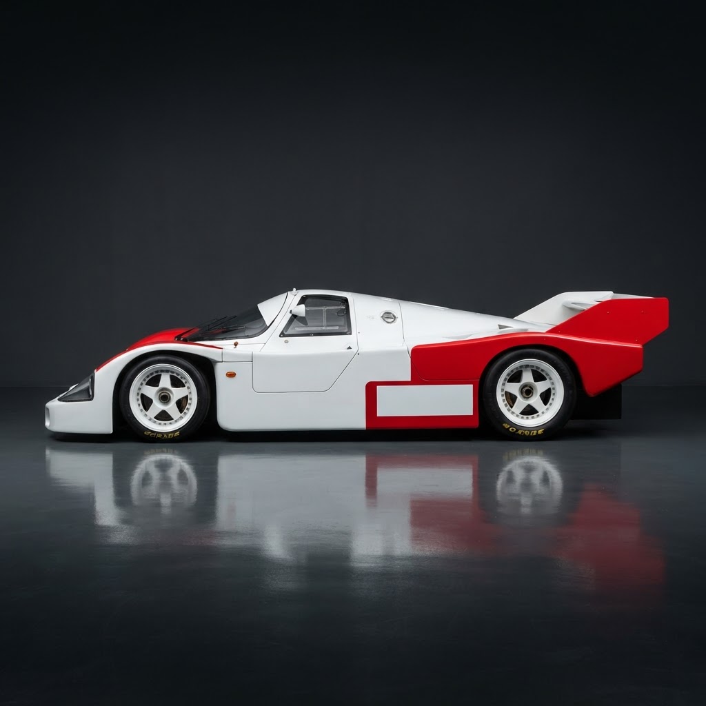 956 KH Marlboro Tribute Wing Sweep & Rear Flank Kit - Side View