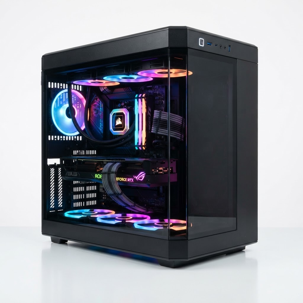 מחשב גיימינג AX83 ARGB 700W H610M I5-12400F 8GB 500GB NVMME RTX3050