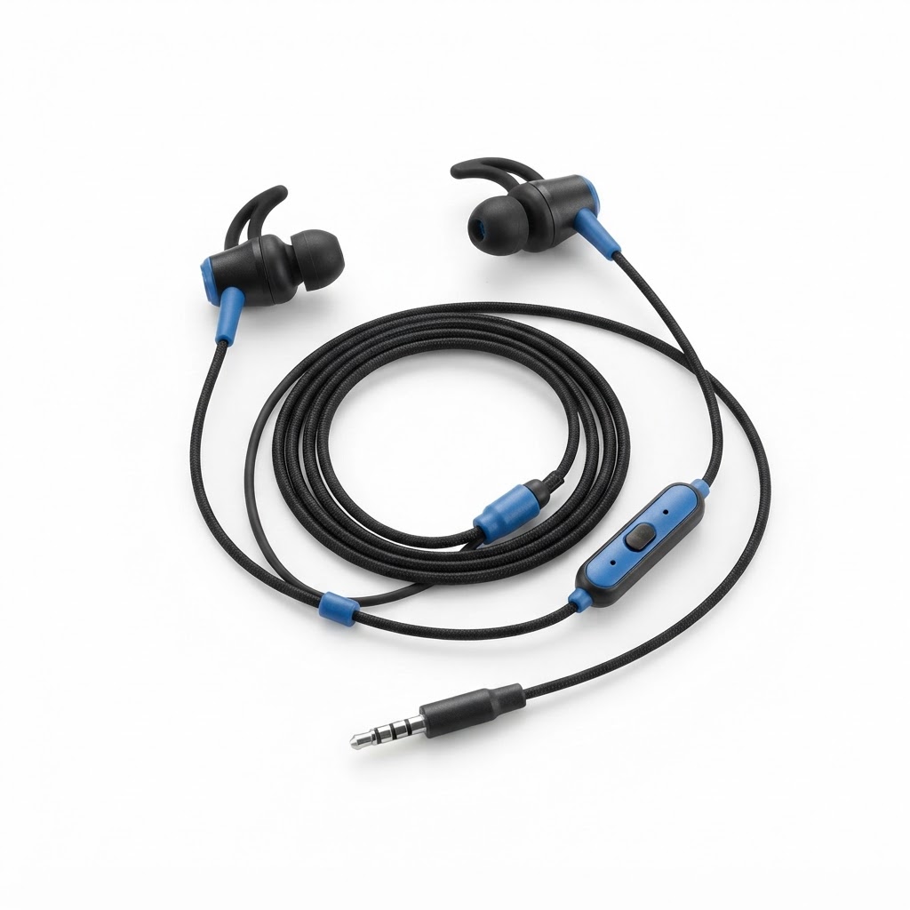 אוזניות JBudsPro  IN EAR ספורט+ מיקרופון כחול