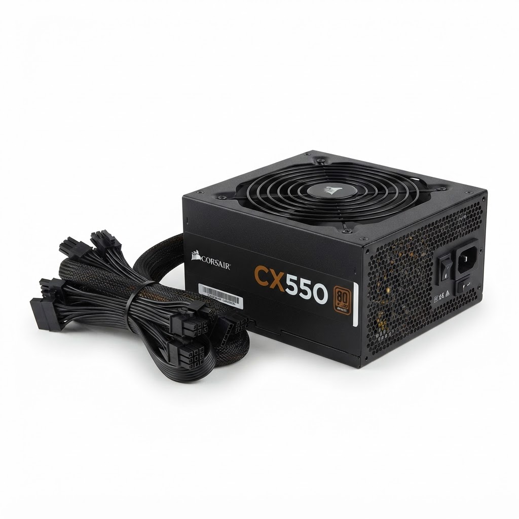 ספק כוח CORSAIR CX550 80 PLUS Bronze – 550W
