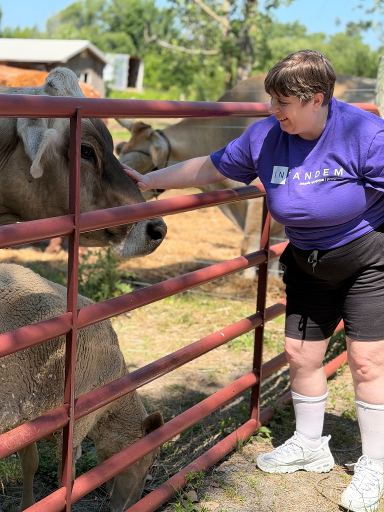 Kiss a Cow Day Community Visit photo 1