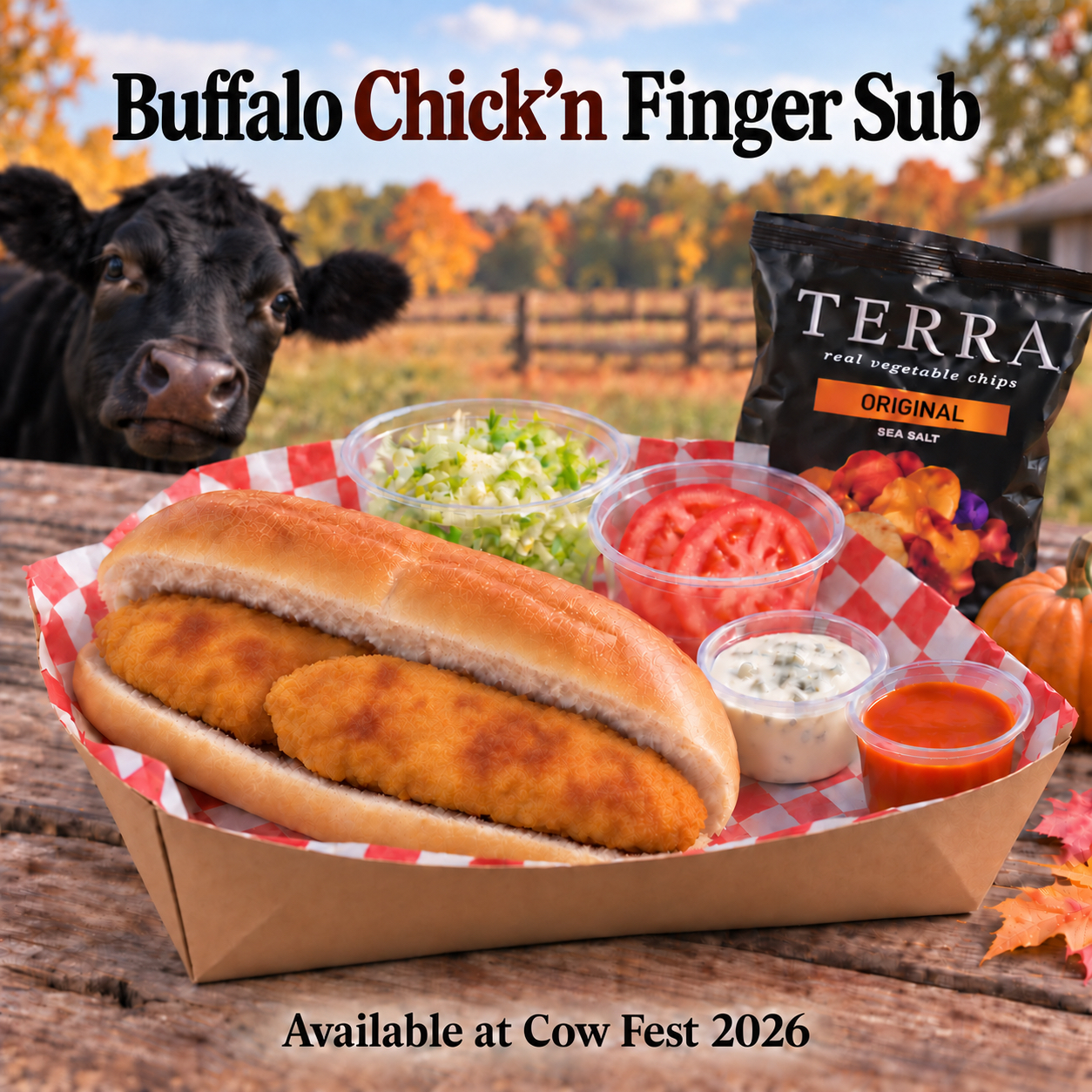 Buffalo Chick'n Finger Sub (V)