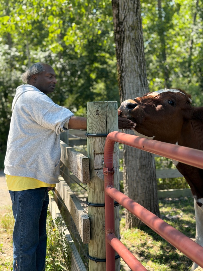Kiss a Cow Day Community Visit photo 2