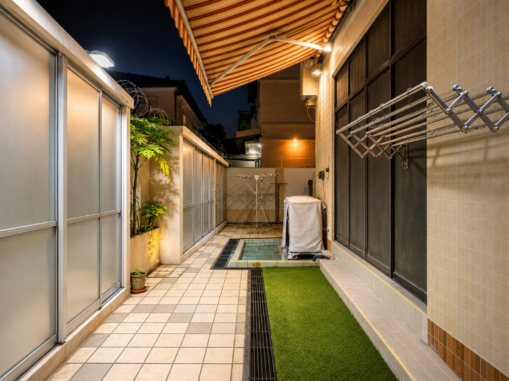 Outdoor Laundry Area