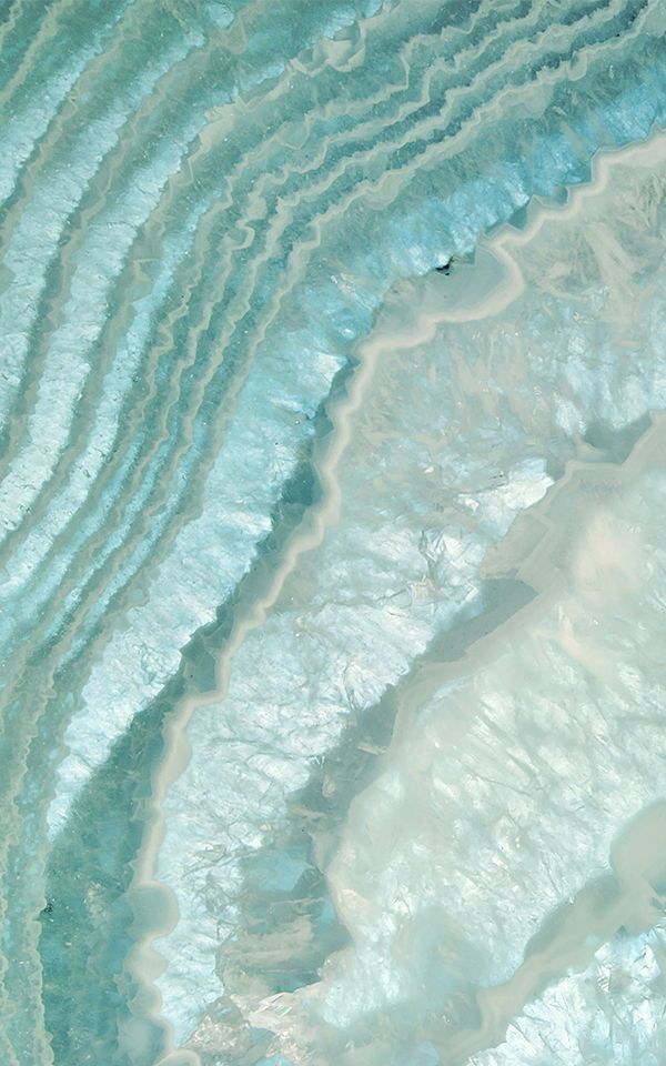 Layered blue-green agate waves