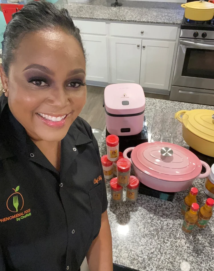 Chef Holly in her kitchen