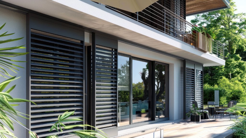 Modernes Aluminiumfenster mit schlankem Profil