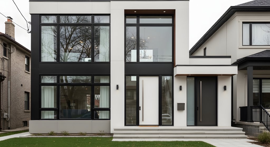 Moderne Haustür in elegantem Design