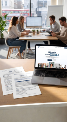 HR team in modern office