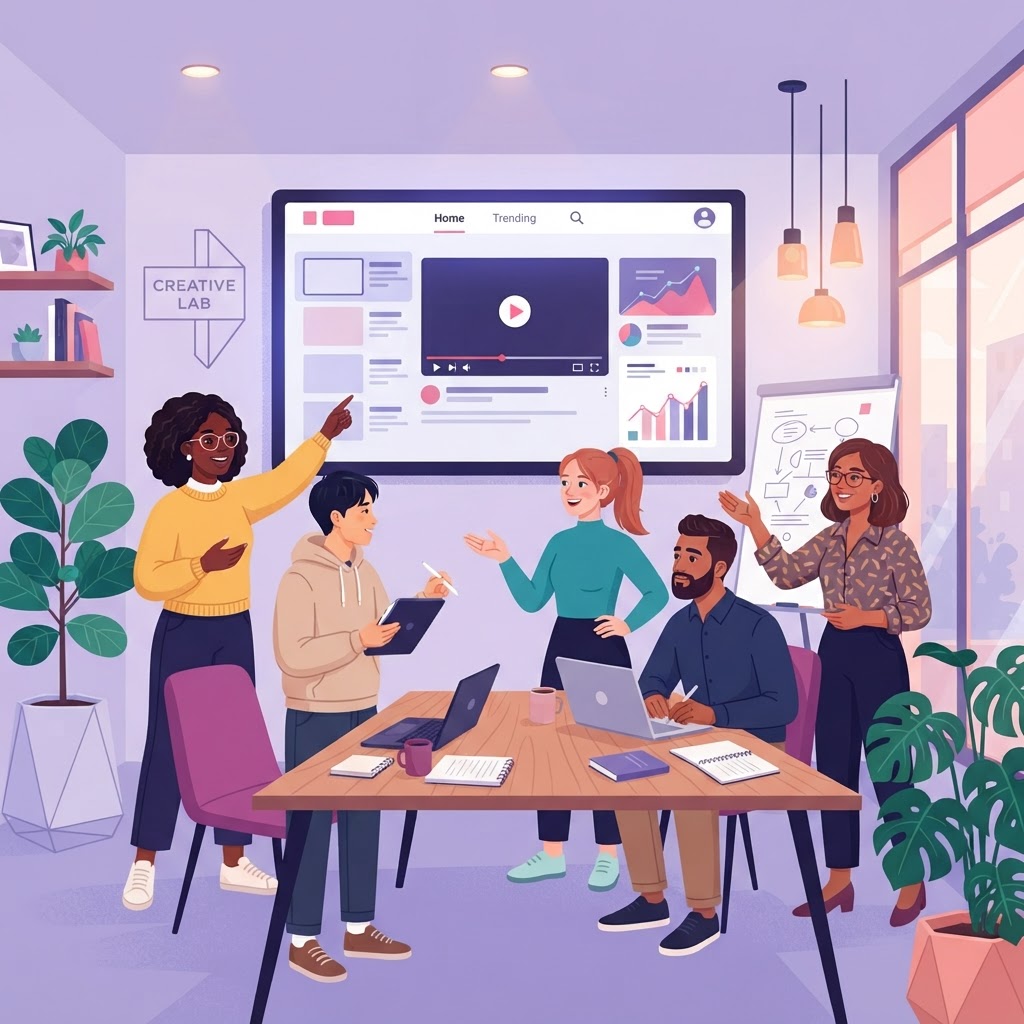 The Ayapp team collaborating on the streaming platform