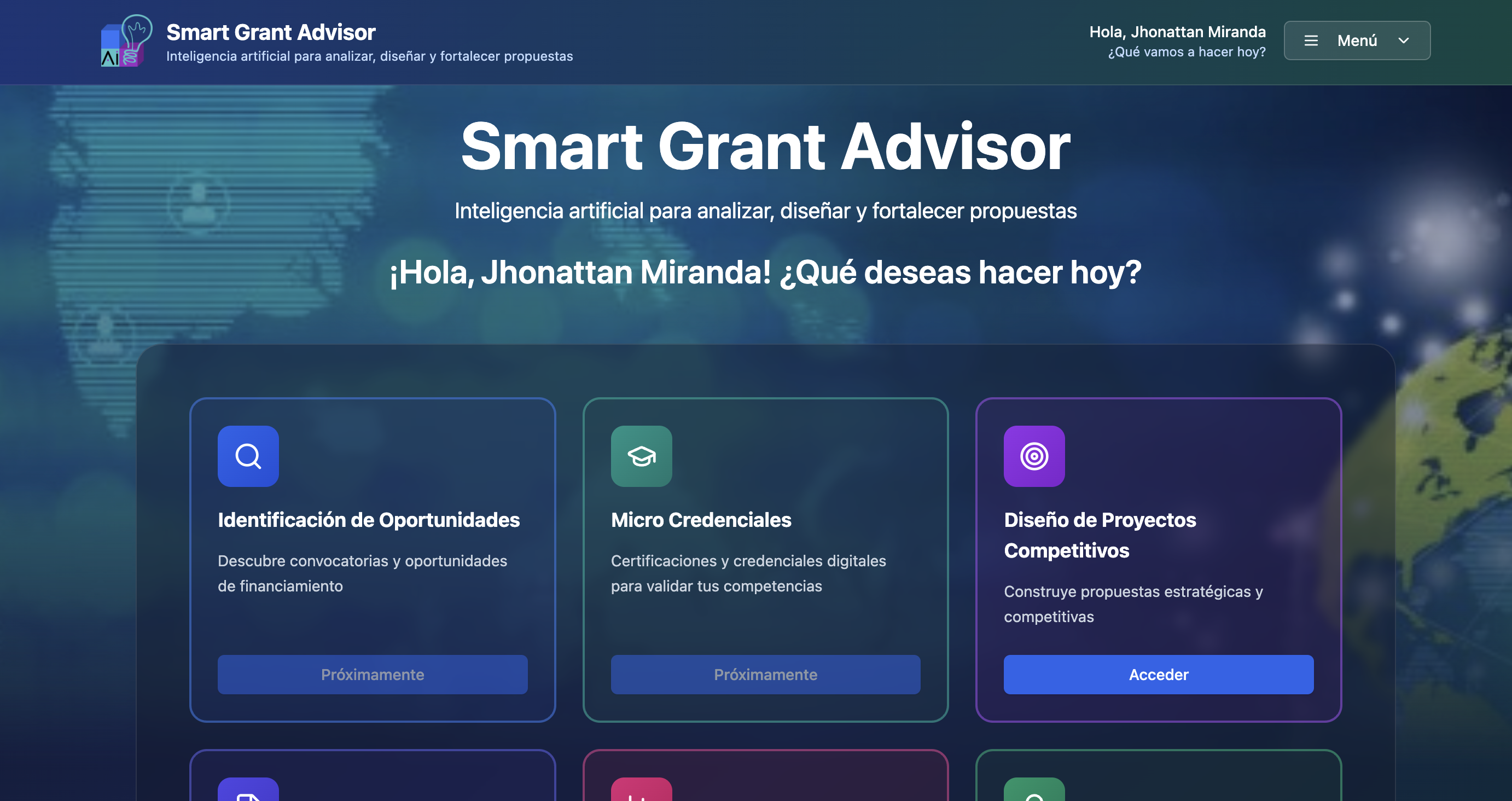 Ecosistema de Investigación AI template preview