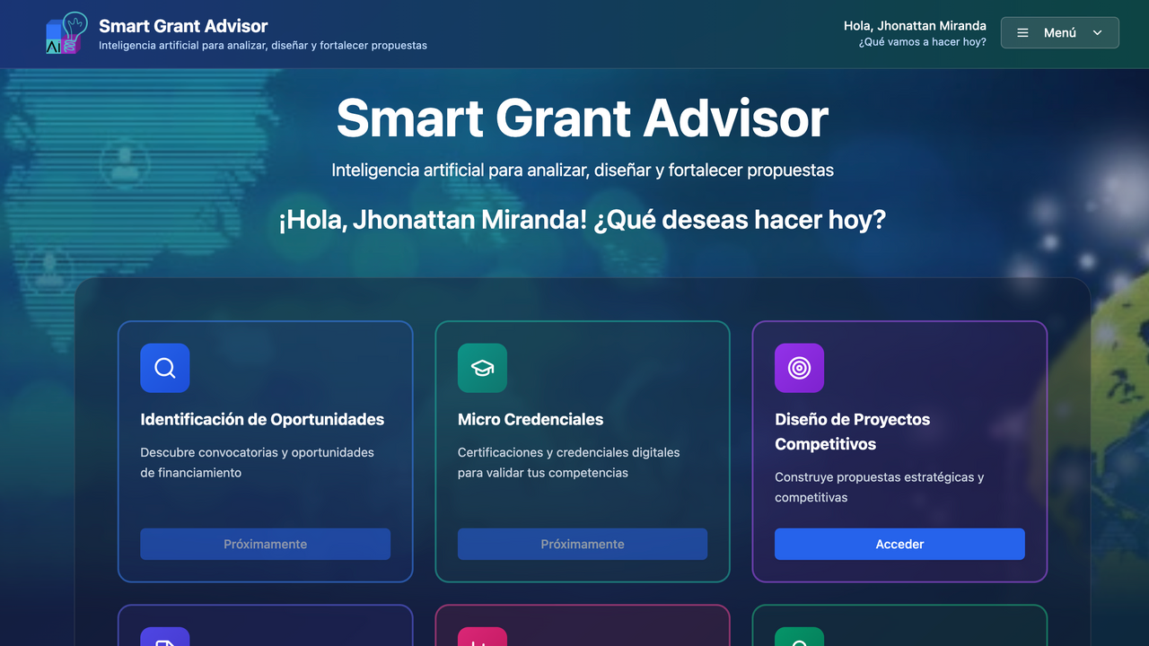 Ecosistema de Investigación AI template preview
