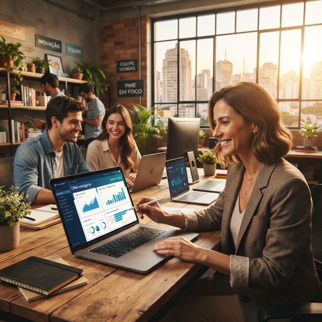 CRM Inteligente para PMEs: Como escalar suas vendas com IA gastando quase nada