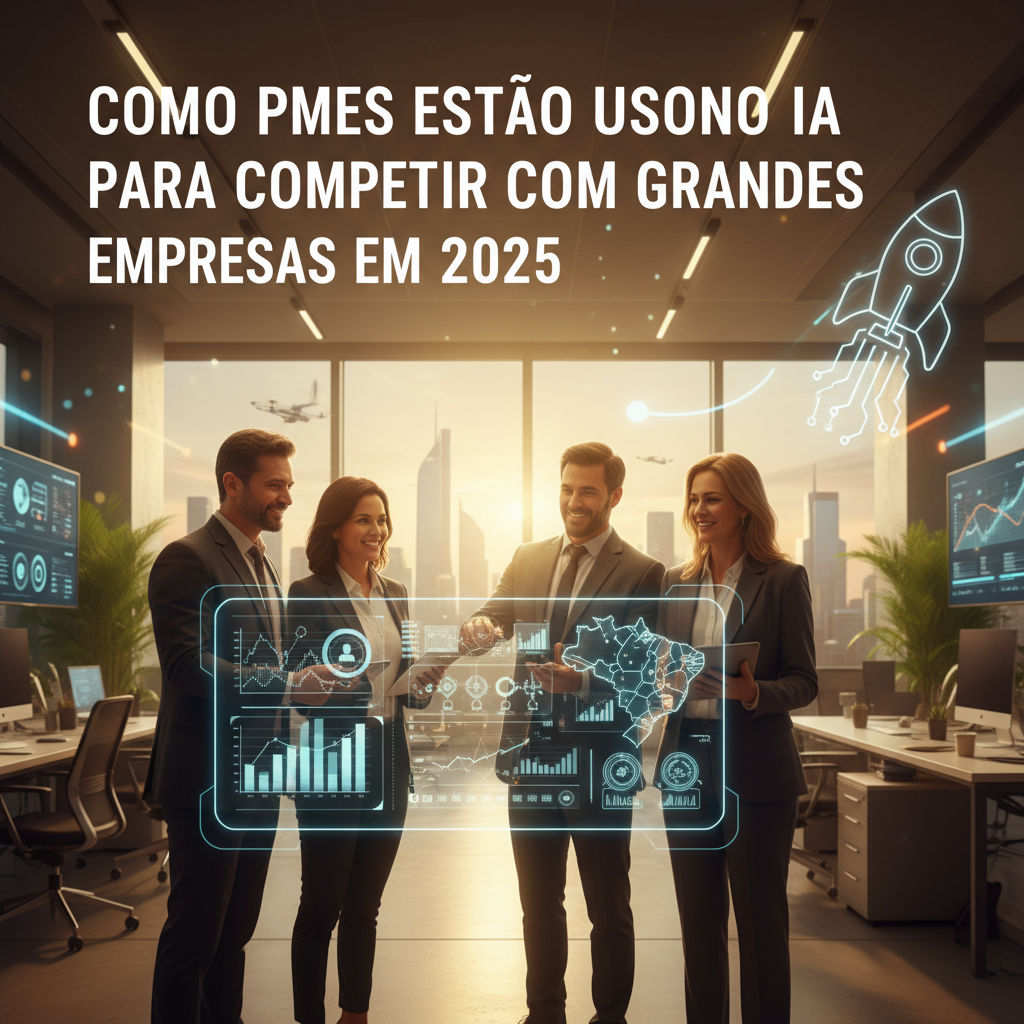 Como PMEs estão usando IA para competir com grandes empresas em 2025