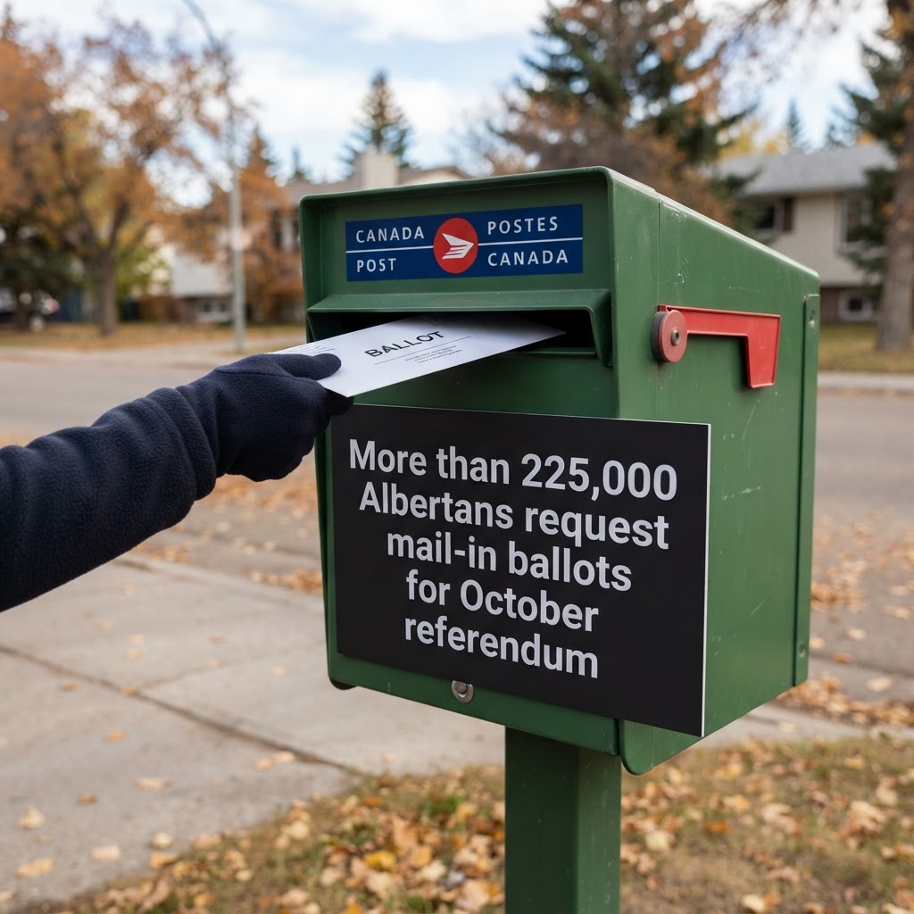 More than 225,000 Albertans request mail-in ballots for October referendum
