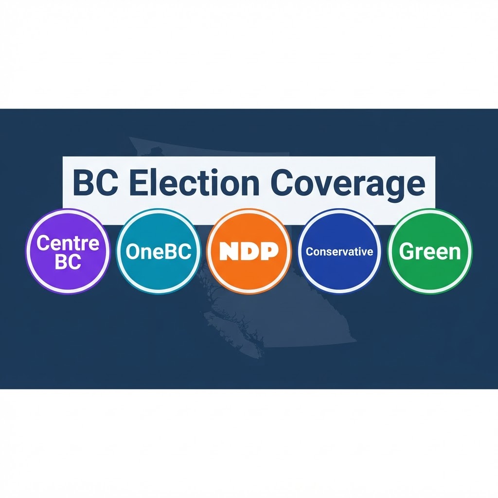 BC Election Coverage — Centre BC, OneBC, NDP, Conservative, Green