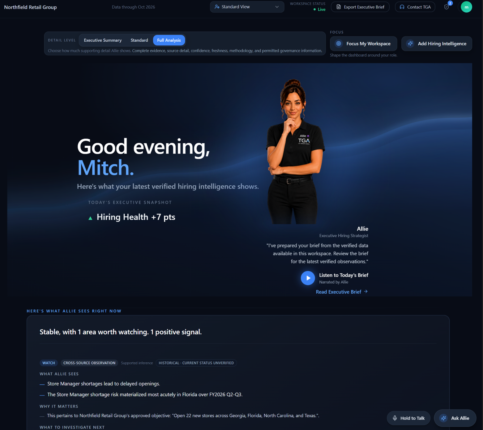 Your hiring intelligence, in one place.