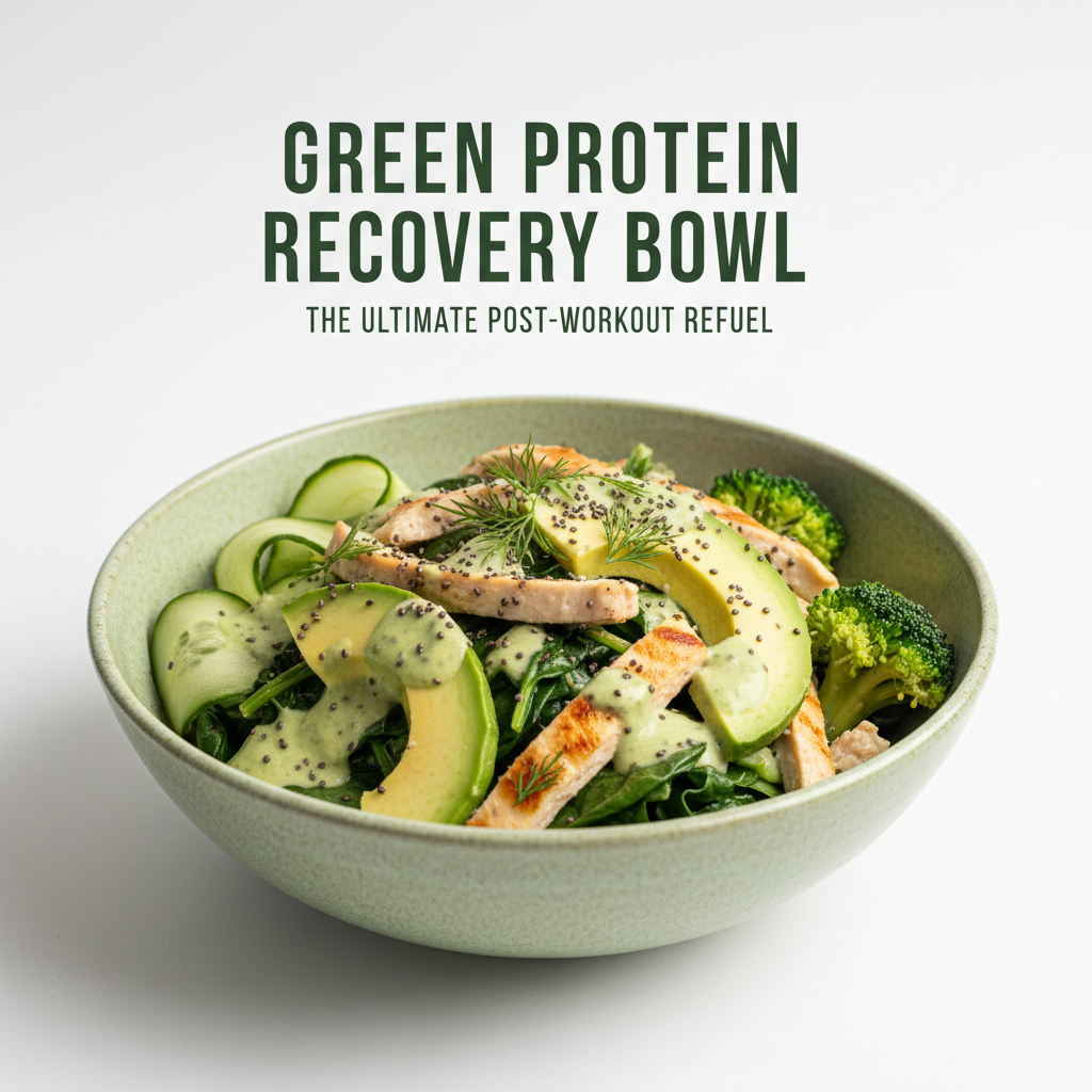 Green Protein Recovery Bowl