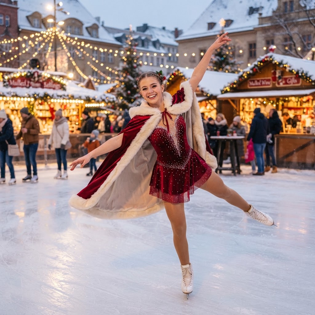 Christmas Ice Skater