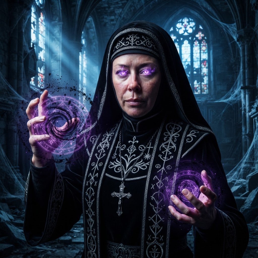 Gothic Nun Sorceress