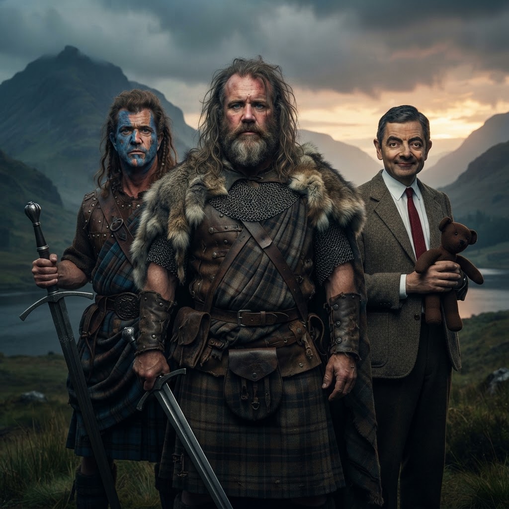 Scottish Warrior Trio