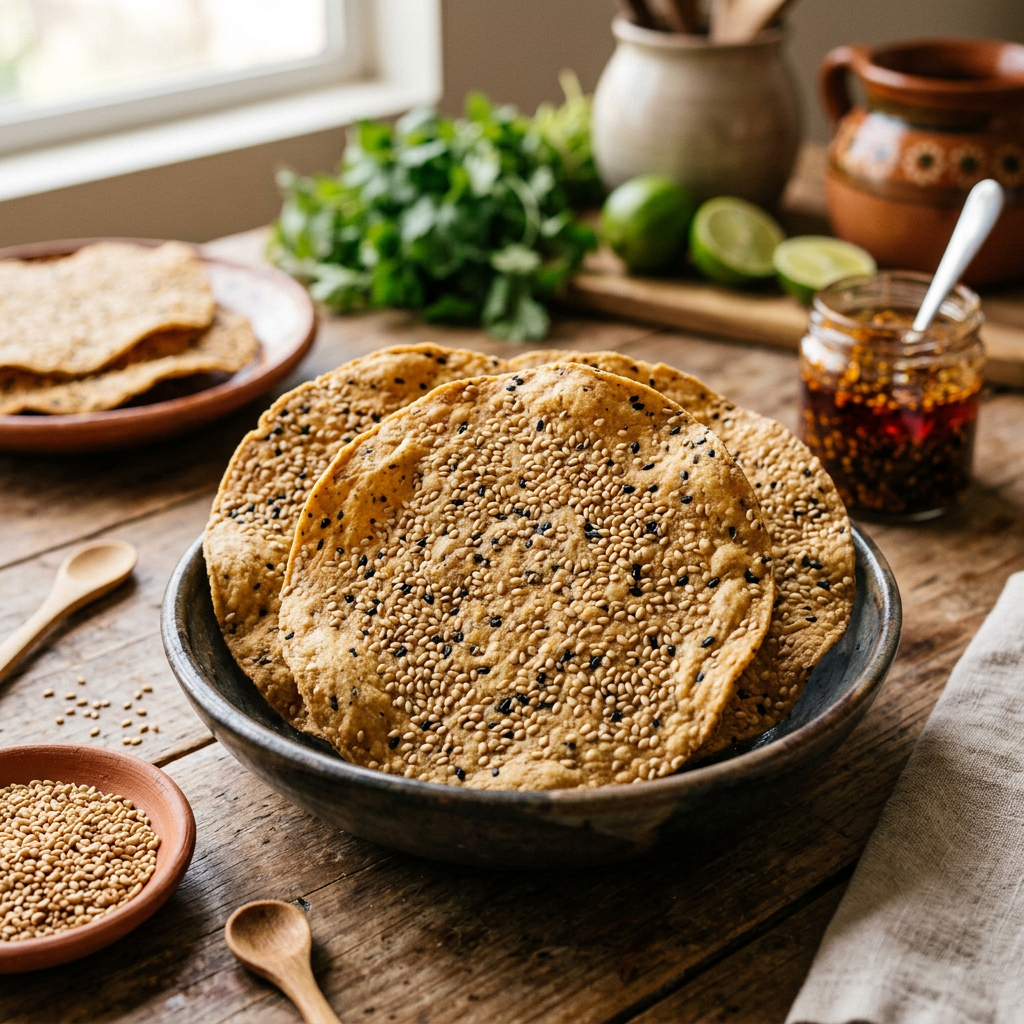 TOSTADAS AJONJOLI fresco — ABARROTES