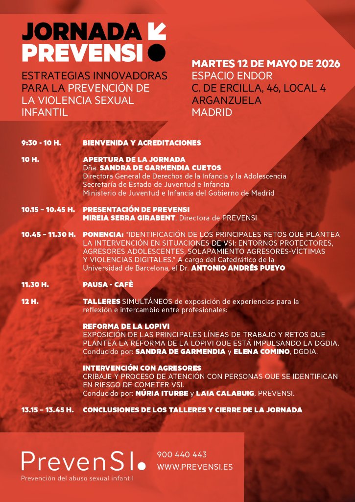 Programa Jornada PrevenSI Madrid 2026